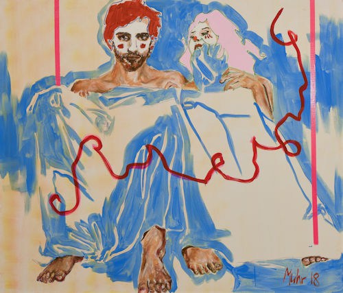 Mischtechnik auf Leinwand, 120 x 150 cm, 2026